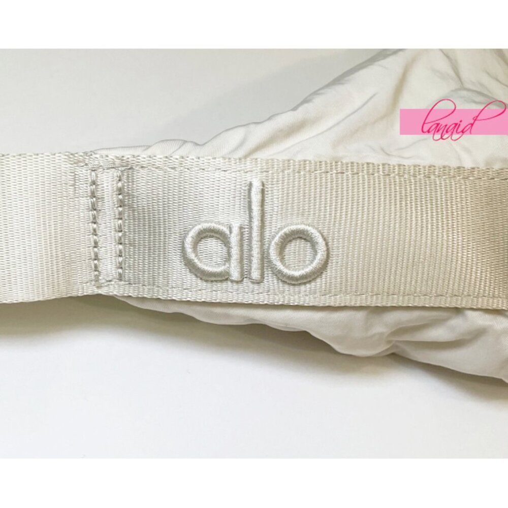 Alo Om The Go Gym Sling Bag Bone Cream Nude Large Weekend Shoulder Purse Tote - Picture 12 of 16